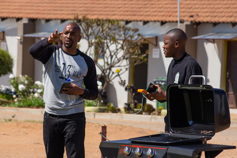 Behind the scenes at the tournament braai